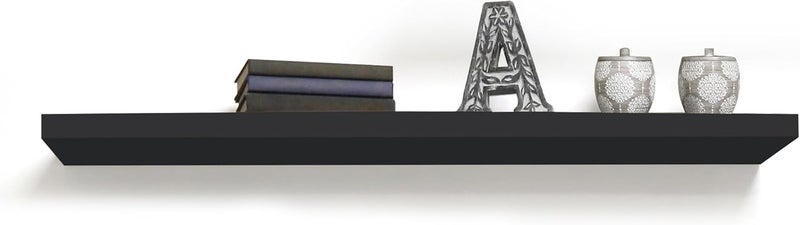 [IN]PLACE InPlace Shelving Black Floating Wall Shelf - 36 in W x 10 in D x 2 in H with Invisible Brackets - Image 1